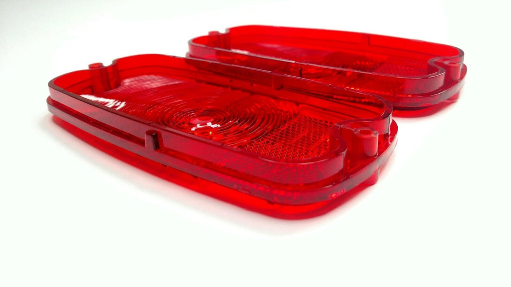 Tail Light Lenses Pair Replacement for Chevy Fleetside Pickup (1960–1966)