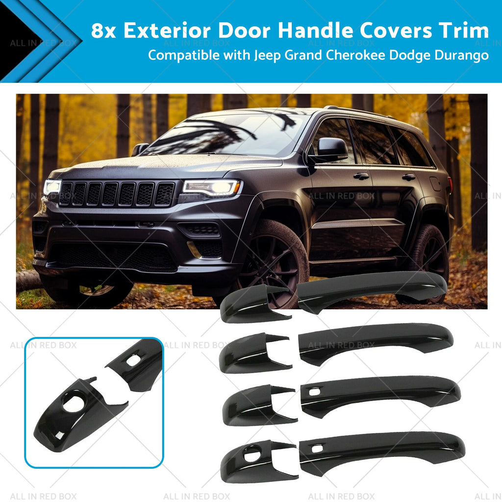 Set of 8 Exterior Door Handle Covers for Jeep Grand Cherokee
