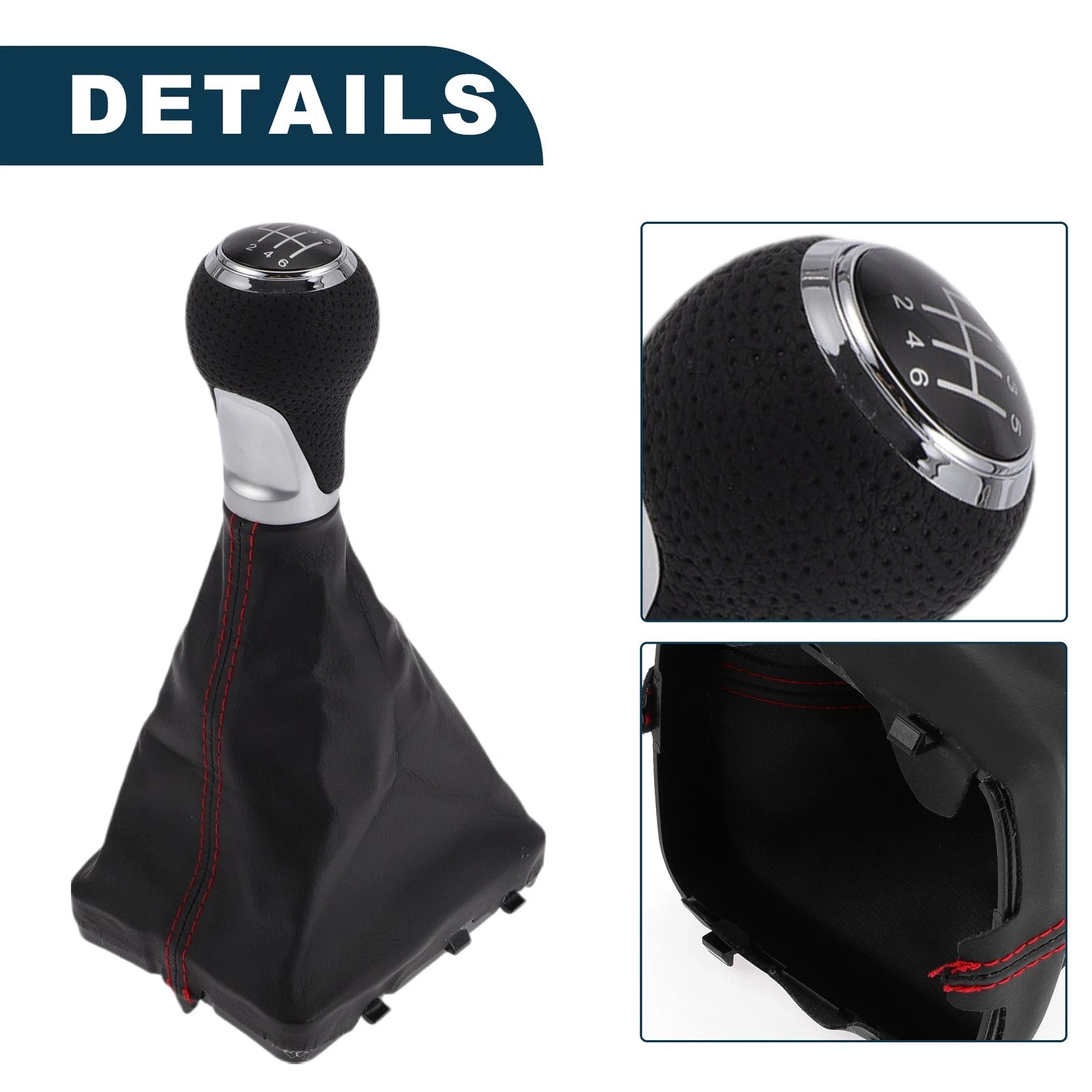 6 Speed Gear Shifter Knob with Cover No. 4F0863278 for Audi A6 (2005–2011)