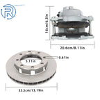 Disc Brake Conversion Kit for Chevrolet 14 Bolt (1973-1988)