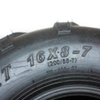 2X 4PLY 16 X 8 Front Rear Tire for 125cc Quad Dirt Bike ATV Buggy