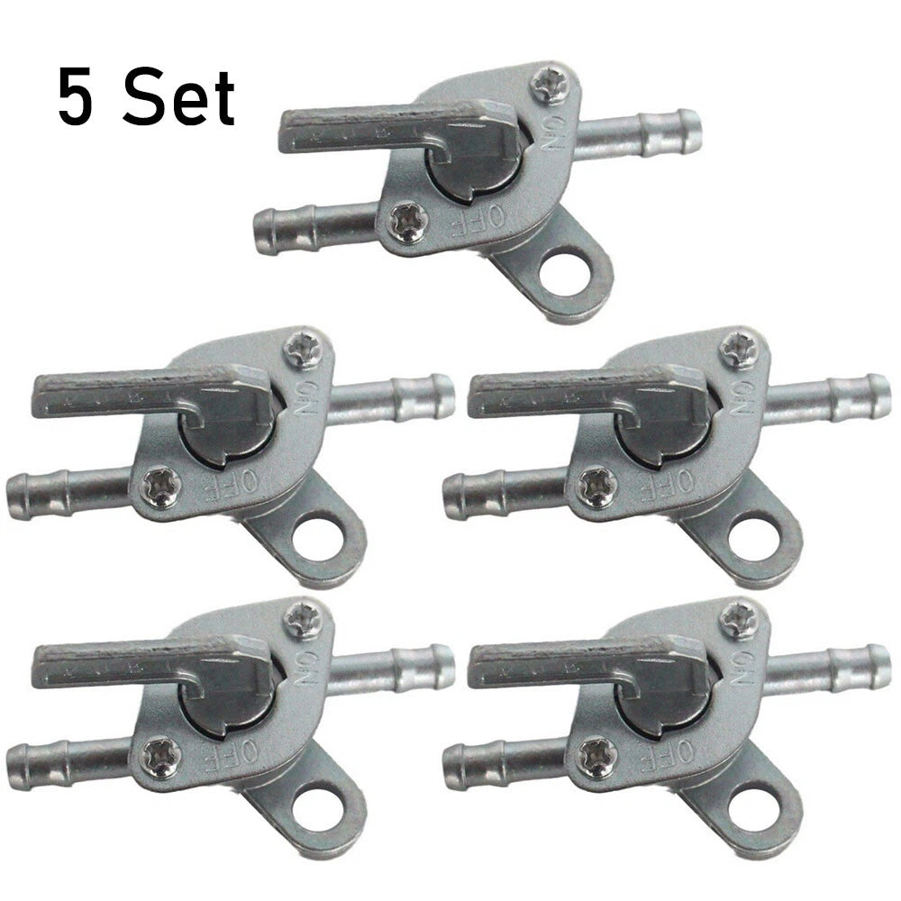 5Pcs Inline Fuel Tank On-Off Switch Tap Valve Petcock for 90cc-250cc ATV