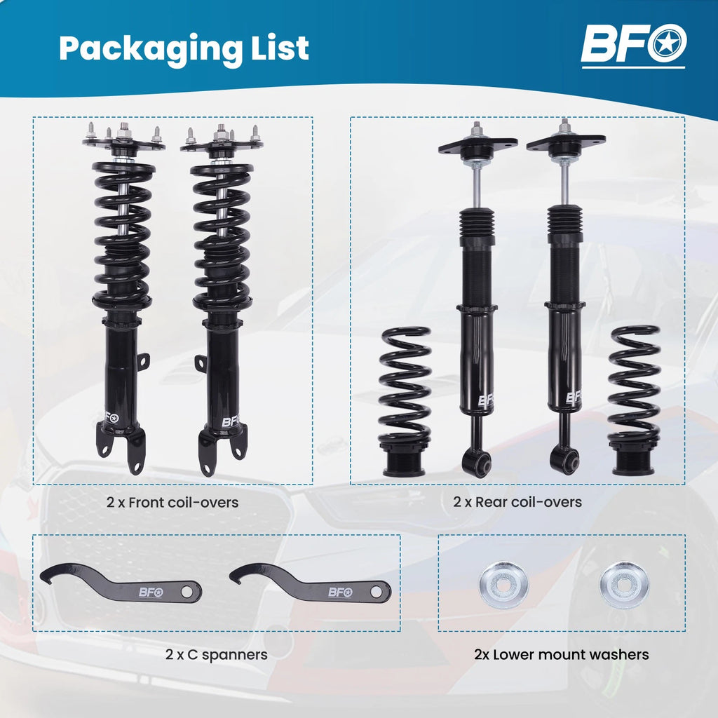 Coilover Suspension Lowering Kit for Dodge Challenger Charger (2011-2022)