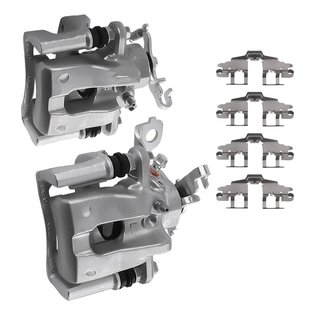 Rear Brake Calipers (Left & Right) w/ Bracket for Toyota Corolla (2014–2017)