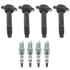 4X Ignition Coils + 4X Spark Plugs for Dodge Journey (2009–2020) UF-557 4606824AB