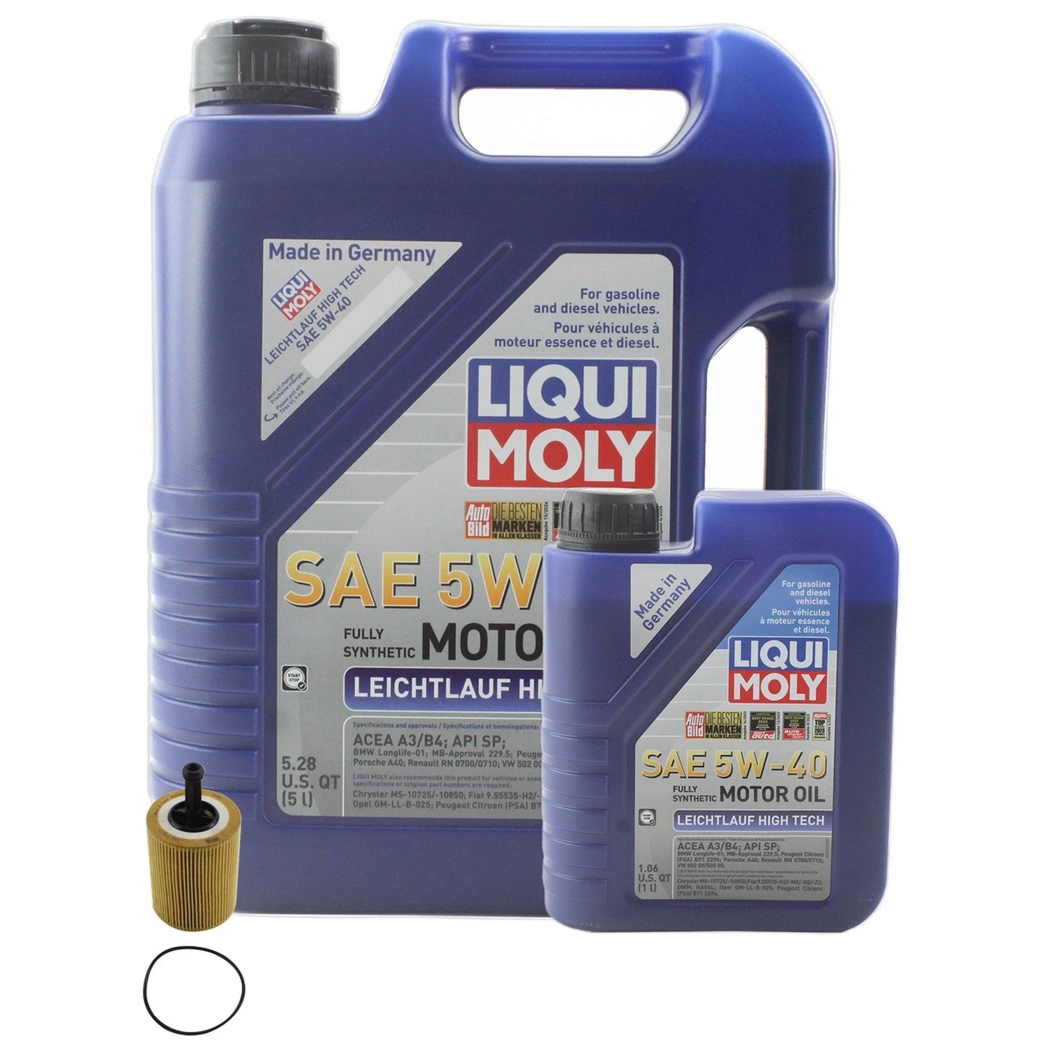 6L Engine Oil Change Kit for Volkswagen Jetta CC (2011–2017) - 5W-40