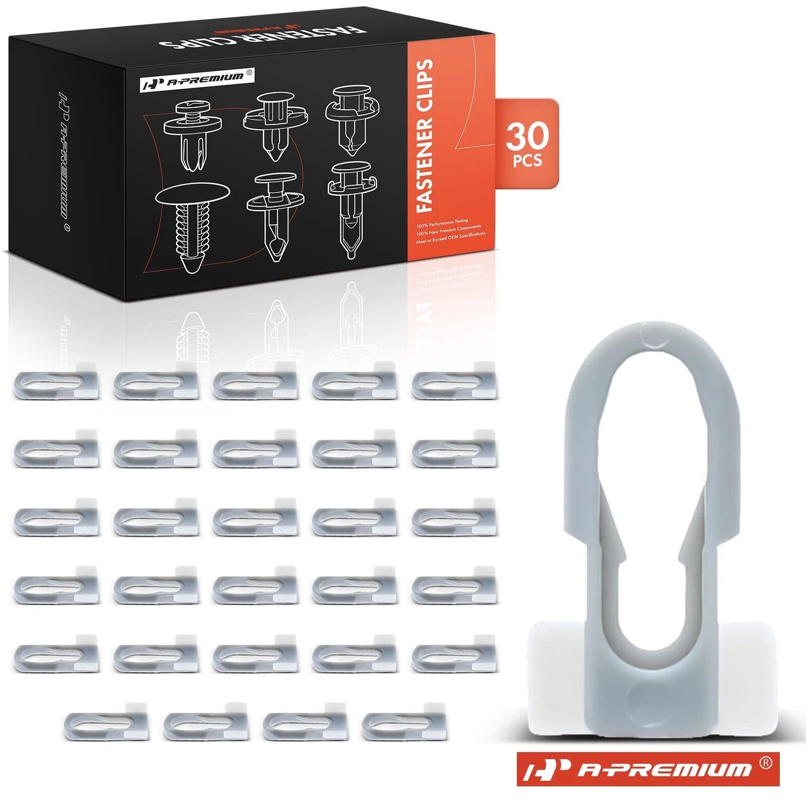 30Pcs Nylon Trim Molding Retainer Clips for Chevy Cadillac 