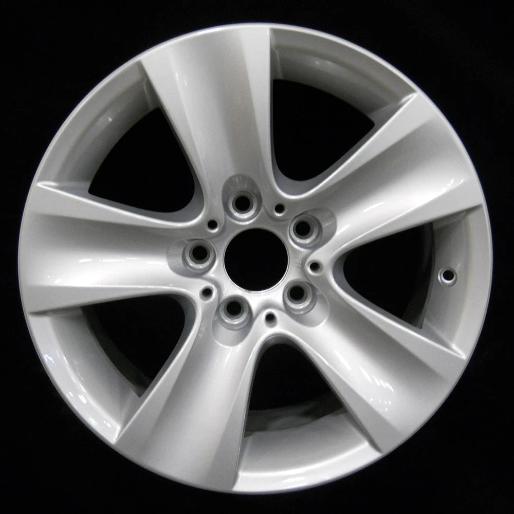 17x8 Wheel 5 Spoke Bright Medium Silver Full Face for BMW ActiveHybrid 5 (2012–2015)