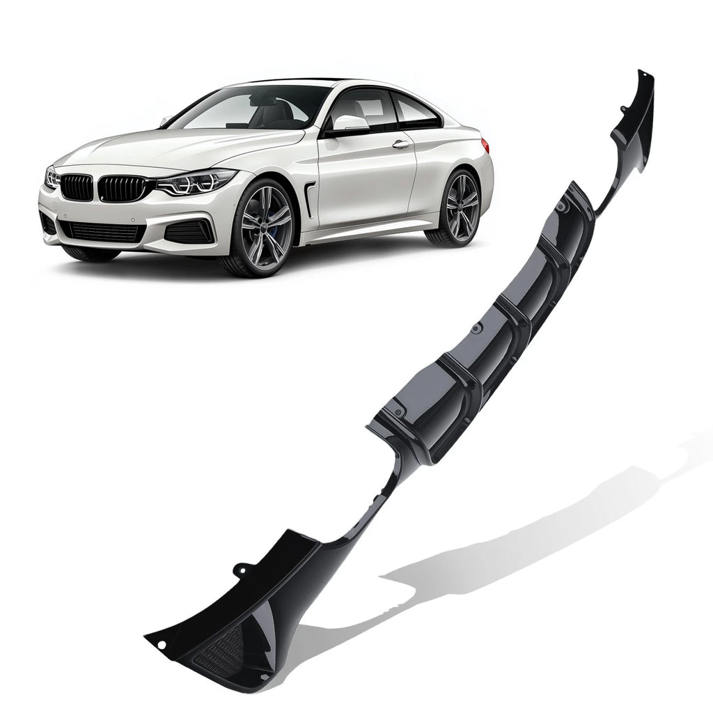 Gloss Black Rear Lip for BMW 4 Series F32 F33 F36 (2014–2018) PP
