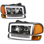 LED DRL Headlights & Signal Bumper Lamps for GMC Sierra Yukon XL (1999–2006)