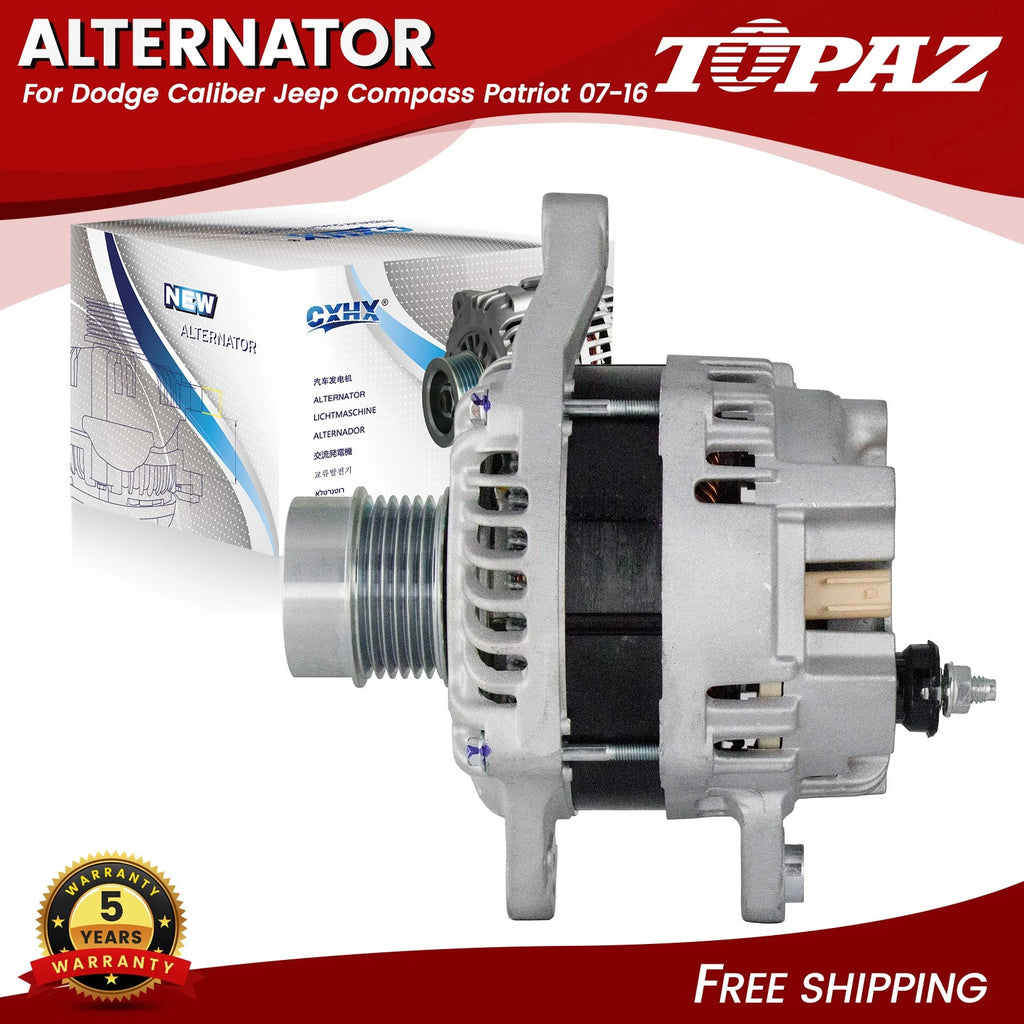 150A Alternator for Dodge Caliber (2007–2011) Jeep Compass Patriot (2007–2016)