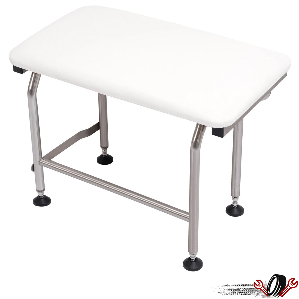 Stainless Wall Mount Folding Shower Seat for Safety Bench (600lbs Capacity)