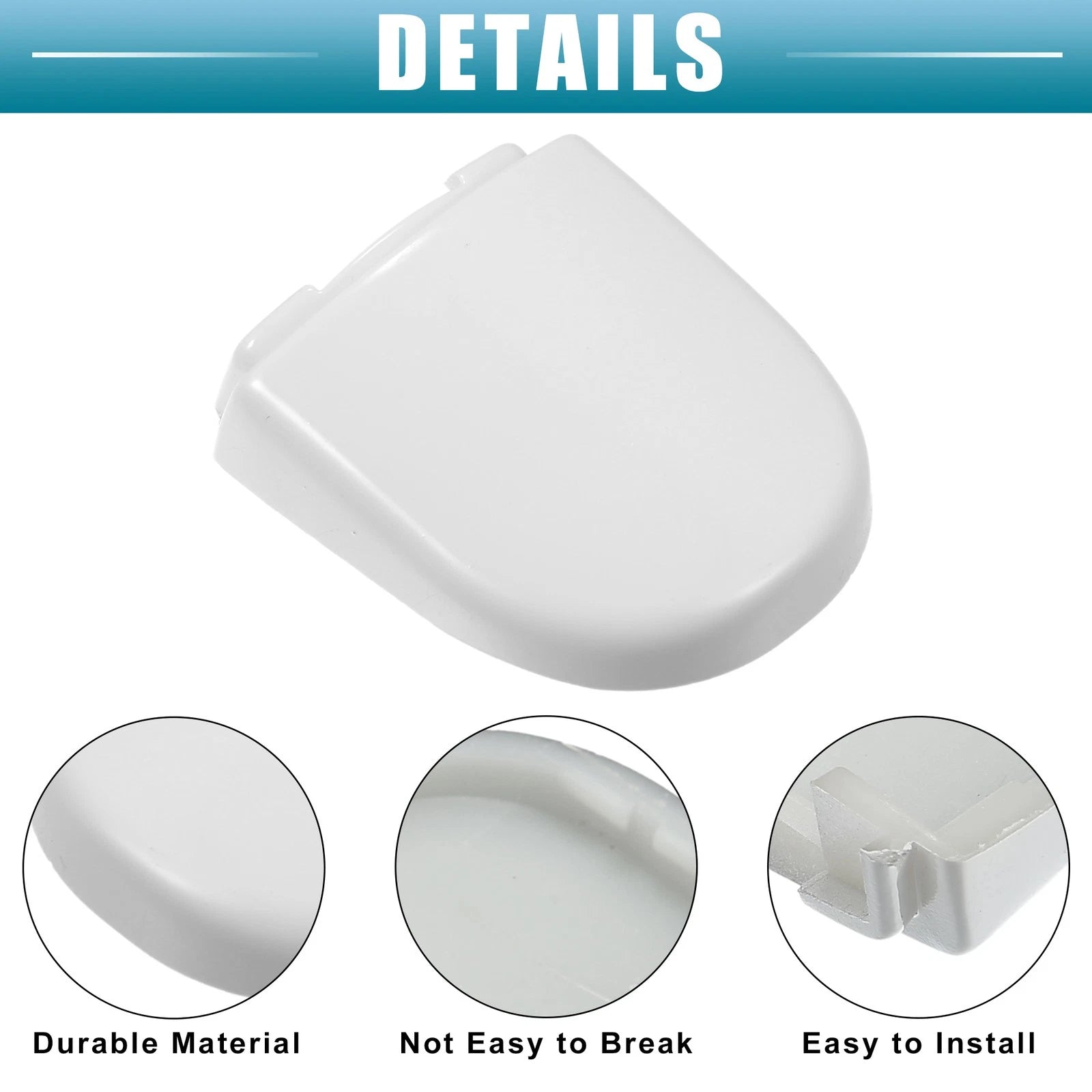 Exterior Door Handle Lock Cover Cap for VW Beetle (2003–2010) - White