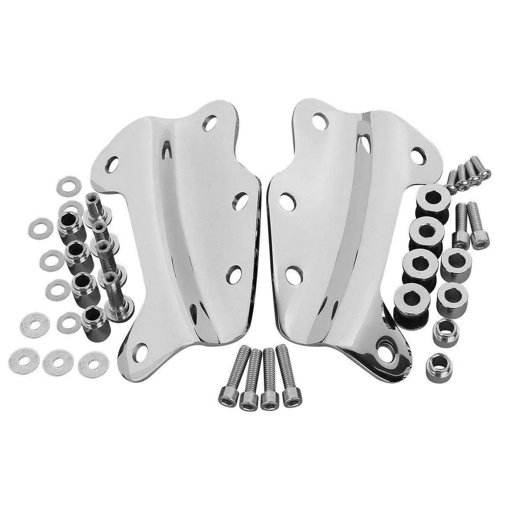 Docking Kit Chrome Sissy Bar Luggage Rack for Harley Touring (2009-2013)