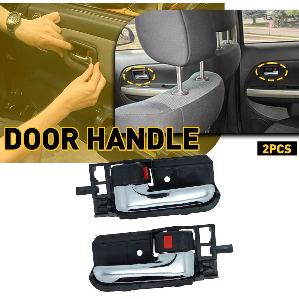 2X Door Interior Panel Handle Black for Pontiac Vibe (2003–2008)