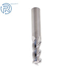 Set of 5 Carbide End Mills for Various Applications (3/8" 2-1/2" Overall Length)