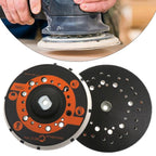 6 Inch Sanding Pad with 45 Holes for Pneumatic Sander (Compatible with Woodworking)