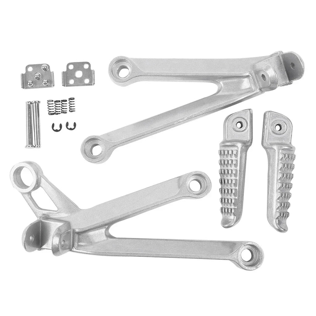 Passenger Rear Footpegs Footrest Brackets for Kawasaki Ninja ZX10R (2004-2005)