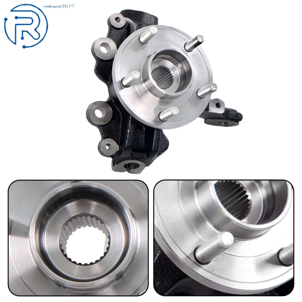 Front Left Steering Knuckle & Wheel Hub Bearing for Ford Focus