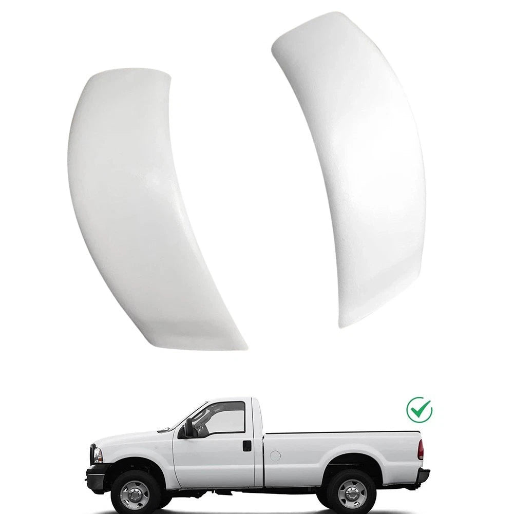 2X ABS White Roof Molding for Ford F-250 F-350 F-450 F-550 (1999–2007)