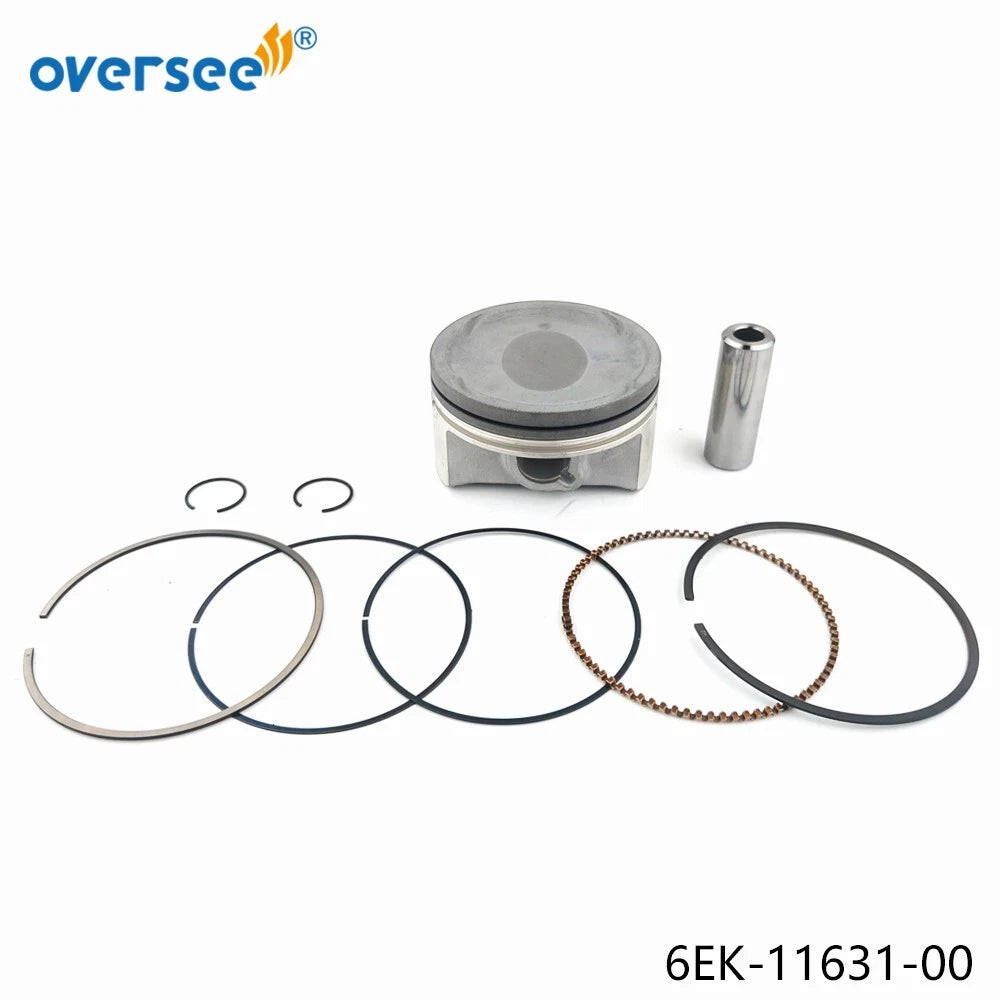 Piston & Ring Set for Yamaha Outboard 4T F 115HP VF (6EK-11631-00-93, 6EK-11603)