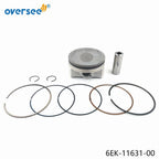 Piston & Ring Set for Yamaha Outboard 4T F 115HP VF (6EK-11631-00-93, 6EK-11603)