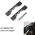 Carbon Fiber Lower Arm Stopper Plate for Tamiya TT02 (110)