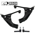 Set of 4 Front Lower Control Arms & Outer Tie Rods for Dodge 4WD