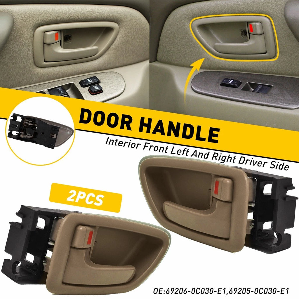 Pair Inside Door Handle LH & RH for Toyota Tundra (2004–2006)