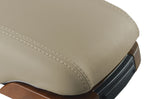 Leather Console Lid Pull Over Cover for Kia Amanti (2004–2006) Beige