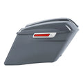 4" Stretched Hard Saddlebag for Harley Electra Glide, Street Glide (2014–2024) Gunship Gray