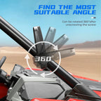 Rear Mirror Set for RZR (1.75" 2" Roll Cage)