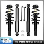 Set of 6 Front Struts, Rear Shocks, Sway Bars for Buick Enclave (2008–2012)