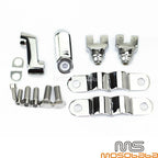 1 x Aluminum Engine Guard Foot Peg Clamps for Harley Cafe Racer