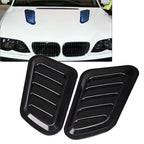 2X Air Flow Intake Hood Scoop Vent Cover for Universal Fit