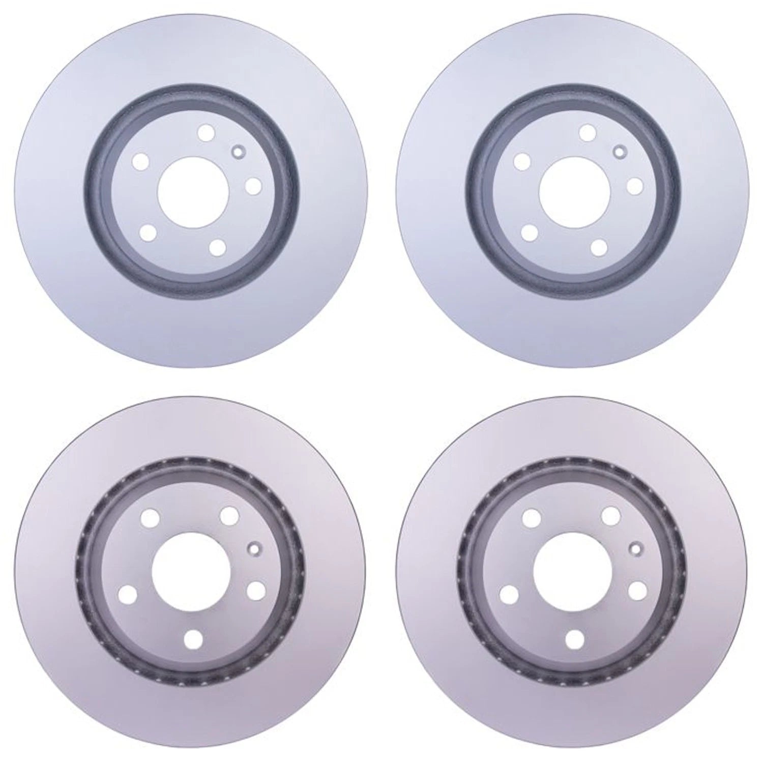 Hella Brake Vented Rotors Kit for Audi TT TTS Quattro (340mm Front, 310mm Rear)