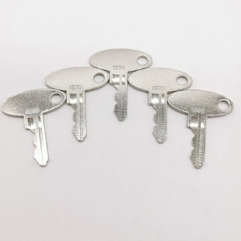Set of 5 Keys for Ford New Holland Tractor Models 1520 1530 1620 1630 1715 1570