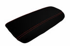 Carbon Fiber Console Lid Cover for Dodge Intrepid (1998–2004) Black Red Stitch