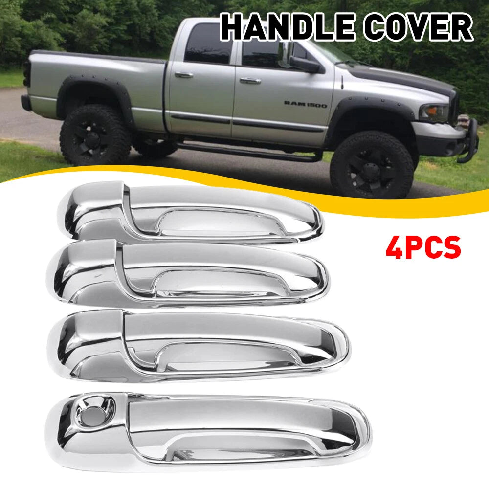 Chrome Door Handles for Dodge Ram 1500 2500 3500 (2002–2008)