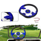 13" Steering Wheel for EZGO/Club Car/Yamaha Golf Cart (Golf Cart)