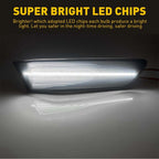 Sequential Switchback LED Side Marker Signal Lights for Infiniti G35 Coupe (2003–2007)