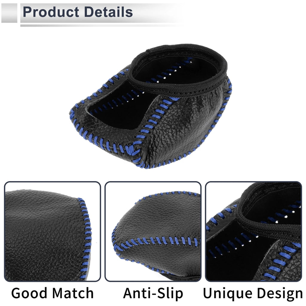 1 Pc Gear Shift Knob Cover for Toyota RAV4 (2019–2024) Pebbled Black Blue