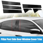 6 Pcs Pillar Post Side Door Window Cover for Honda Civic Sedan (2016–2021)