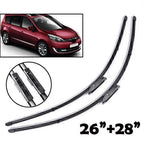 Set of 2 Front Windshield Wiper Blades for Renault Scenic III/Grand (2009–2016)