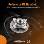 Front Wheel Hub and Bearing Assembly for Ford F-150 4WD (2018–2020)
