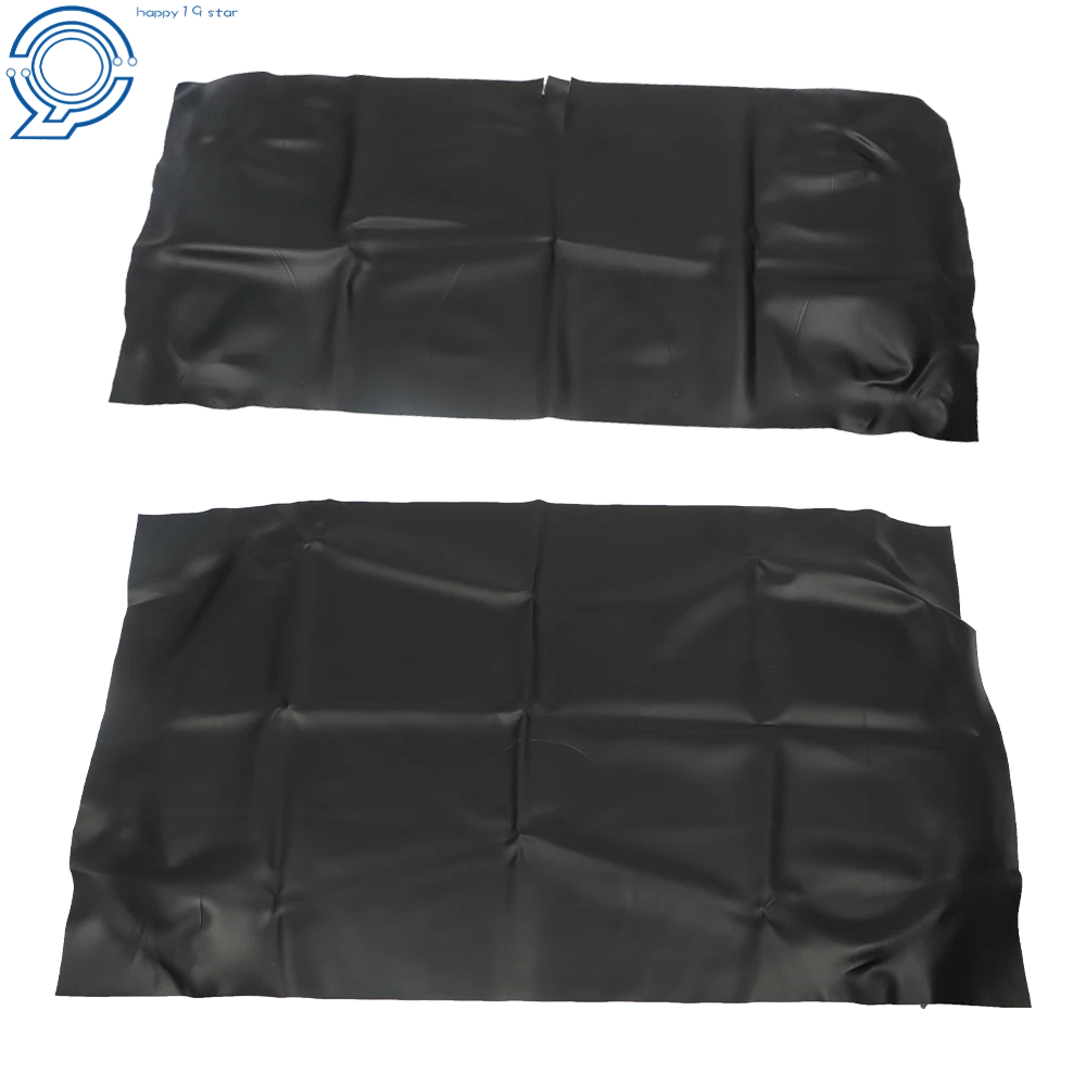 Set of 2 Front Seat Covers for Club Car Precedent (2004–Present) - Black