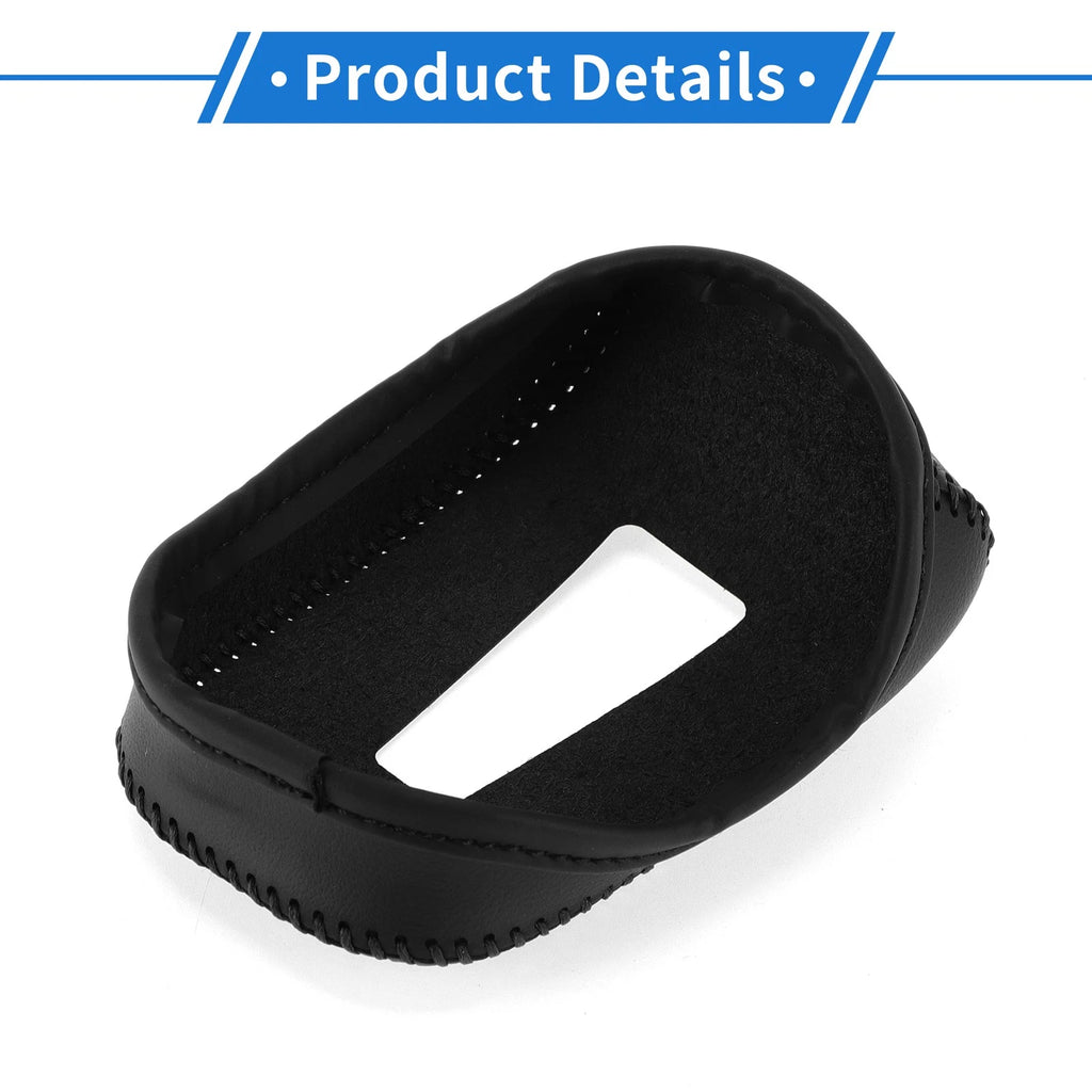 1 Pc Gear Shift Knob Cover for Mitsubishi Outlander (2013–2023) Black Carbon Fiber