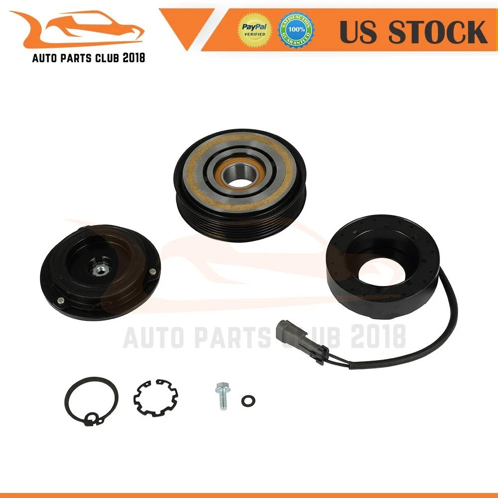 A/C Compressor Clutch Assembly Kit for Chevrolet Silverado 1500 4.3L (2008–2009)