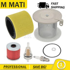 Air Filter & Oil Filter Kit for Kawasaki Bayou 220 250 300 KLF (1988–2011)