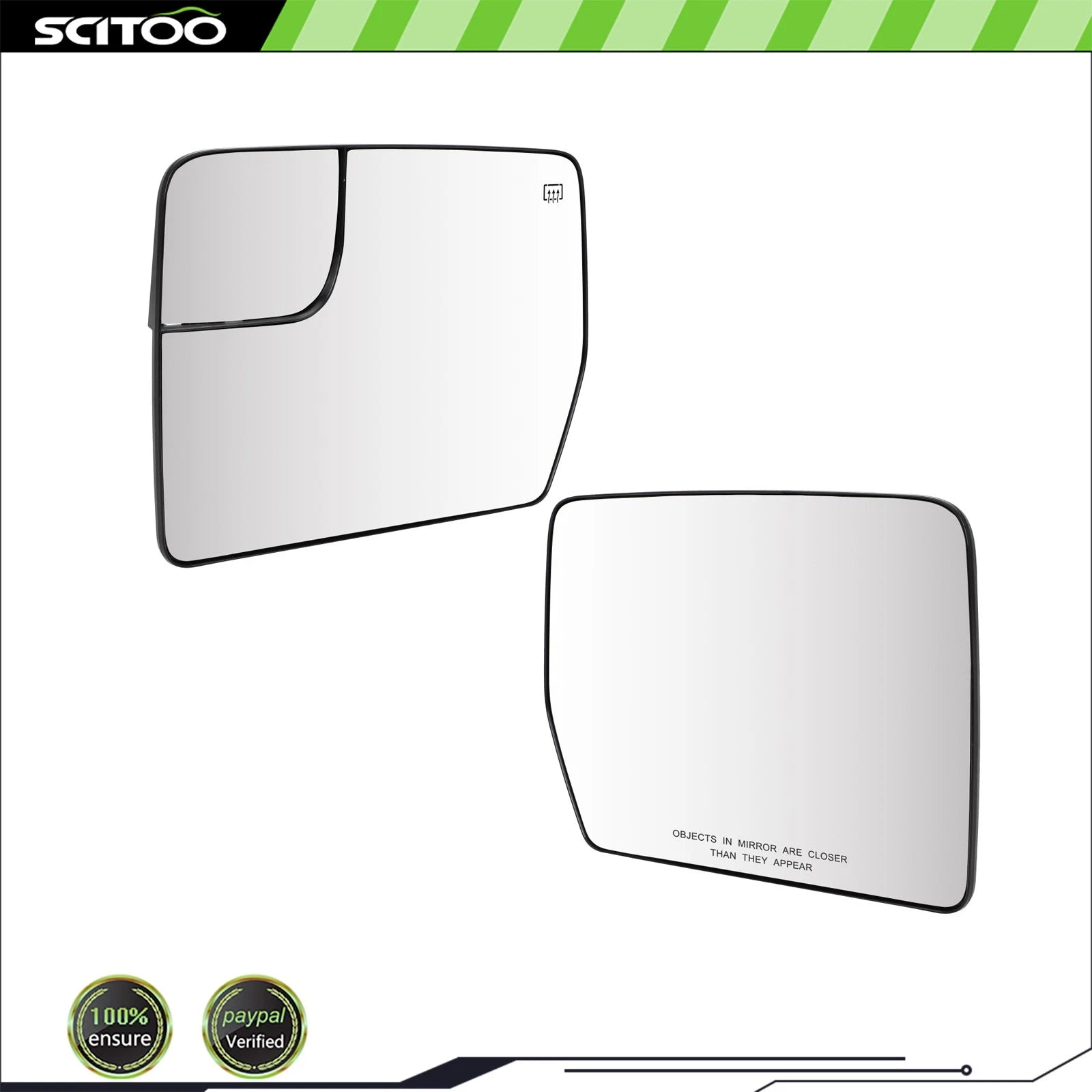 Heated Mirror Glass Pair for Ford F-150 (2011–2014)